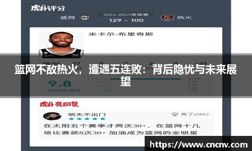 篮网不敌热火，遭遇五连败：背后隐忧与未来展望